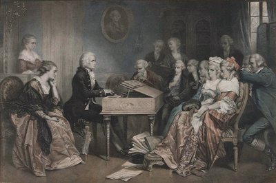 ウィーンのモーツァルト。 作： Jean Baptiste Alfred Cornilliet