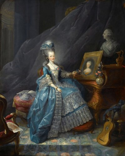 サヴォイのマリアテレジア王女1756-1805 作： Jean Baptiste André Gautier Dagoty