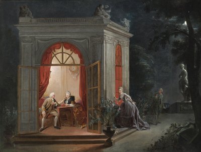 結婚契約 作： Jean Baptiste André Gautier Dagoty