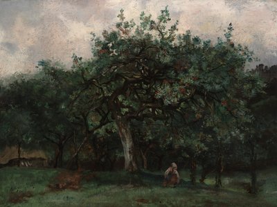 少女のいる風景 作： Jean Baptiste Antoine Guillemet