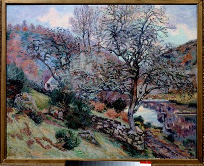 響きの岩」クロザン ジャン・バティスト・アルマン（1841-1927）の絵画 19世紀 バイヨンヌ ボナ美術館 作： Jean Baptiste Armand Guillaumin