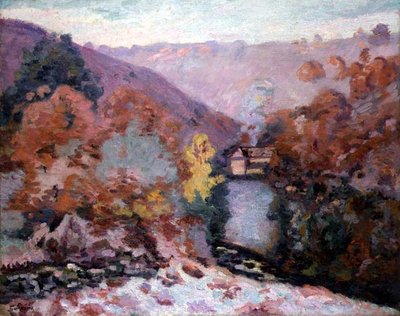 ブルターニュ、ラ・クルーゼの風景 1910年頃 （油彩・キャンバス） 作： Jean Baptiste Armand Guillaumin