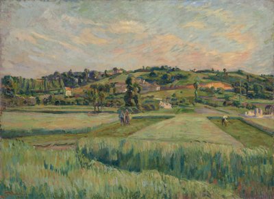 風景、イルドフランス、1885年 作： Jean Baptiste Armand Guillaumin