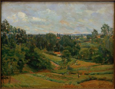 ポントワーズの風景 作： Jean Baptiste Armand Guillaumin