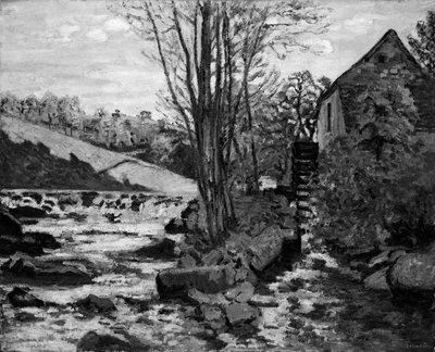 ポン・モーウィットのミル 作： Jean Baptiste Armand Guillaumin
