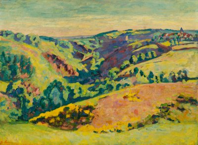 セデルの丘の上、1921 作： Jean Baptiste Armand Guillaumin