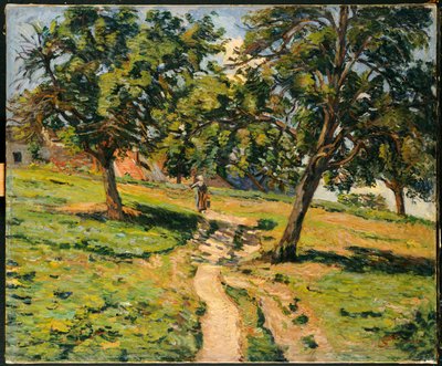 ダミエッテの小道、1886年頃 作： Jean Baptiste Armand Guillaumin