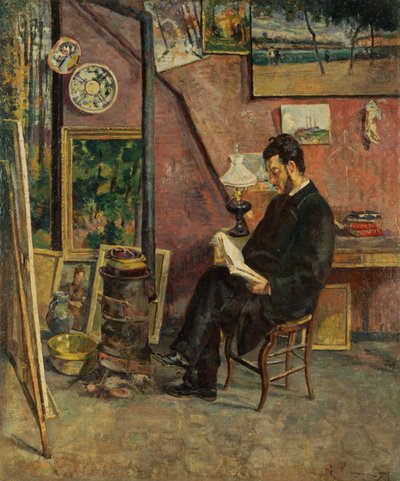 マルティネス博士の肖像 作： Jean Baptiste Armand Guillaumin