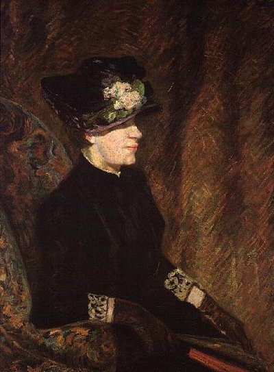 ギヨーマン夫人の肖像、1888年頃 作： Jean Baptiste Armand Guillaumin