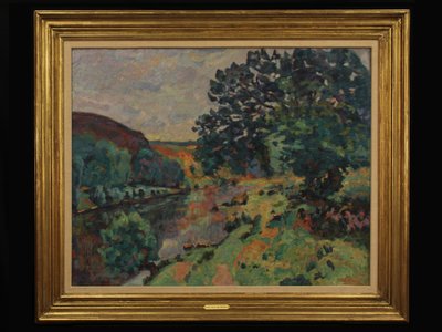 川の風景、1910年頃 作： Jean Baptiste Armand Guillaumin