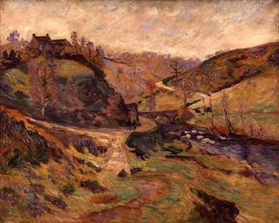 谷間の川」（油彩・キャンバス） 作： Jean Baptiste Armand Guillaumin