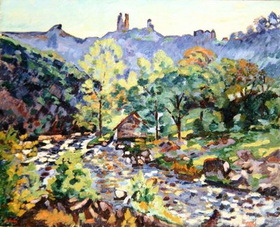 クロザンの城の廃墟 1905年頃 （油彩・キャンバス） 作： Jean Baptiste Armand Guillaumin
