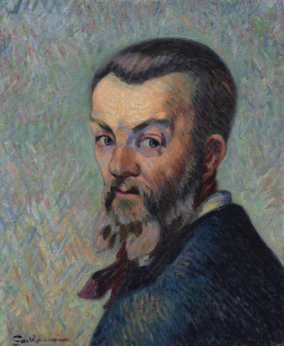 自画像、c。 1888。 作： Jean Baptiste Armand Guillaumin