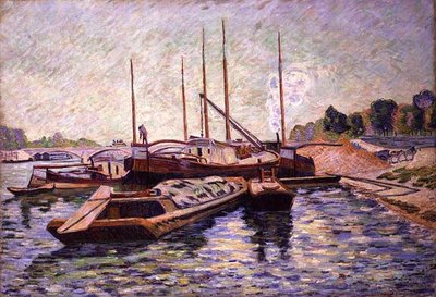 シャラントン・ル・ポンのセーヌ川 1885年頃 （油彩・キャンバス） 作： Jean Baptiste Armand Guillaumin