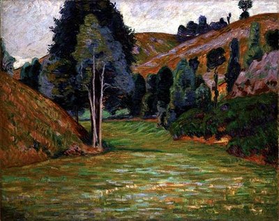 ポントギボーの谷」1890年頃（油彩・キャンバス） 作： Jean Baptiste Armand Guillaumin