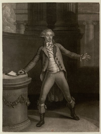 Antoine-Pierre-Joseph-Marie Barnave 1761-1793年。 作： Jean Baptiste Audebert