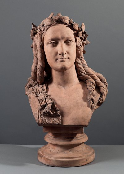 デルフィーヌ・ゲイの胸像（1804-55） 作： Jean Baptiste Auguste Clesinger