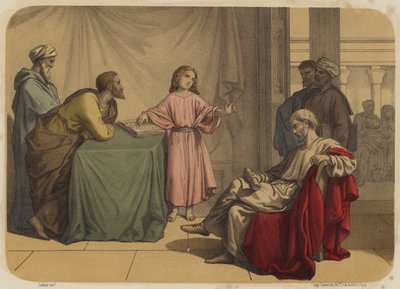 医師の間のイエス 作： Jean Baptiste Auguste Leloir
