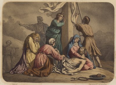 十字架からの降下 作： Jean Baptiste Auguste Leloir