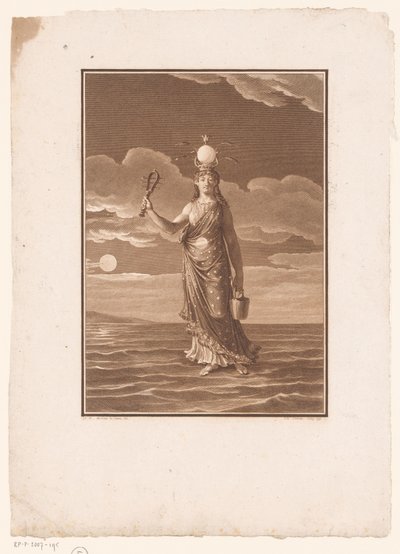 イシス、千の名前の女神、または自然の擬人化 La Déesse Myrionime, Isis, ou la Nature Personifiée 作： Jean Baptiste Blaise Simonet