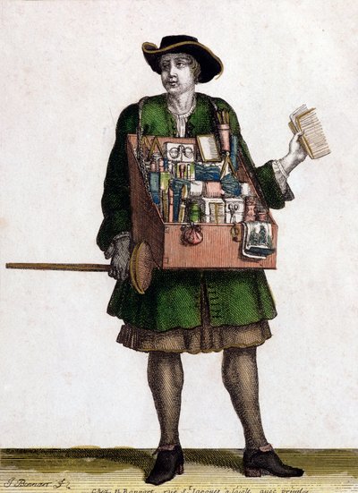 ハーバーダッシャー（カラー彫刻） 作： Jean Baptiste Bonnart
