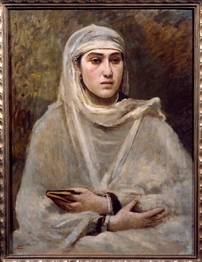 アルジェリアのカミーユ・コロー（1796-1875）の絵画 作： Jean Baptiste Camille Corot