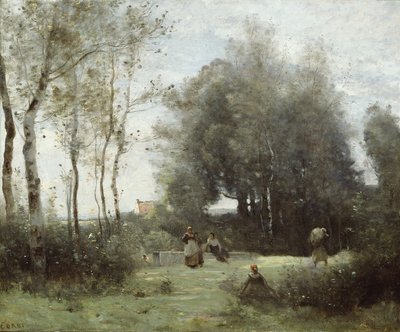 アルルーパルエル、トリストの橋、1871〜72年 作： Jean Baptiste Camille Corot