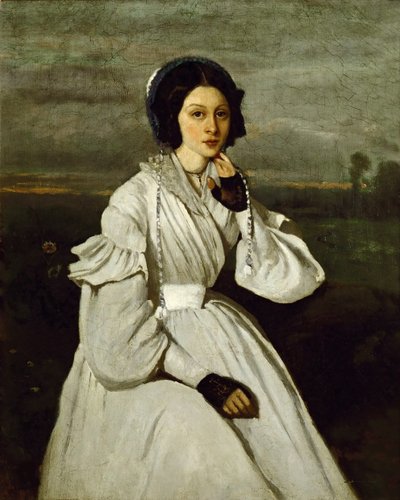 クレア・セネゴン、1837年。 作： Jean Baptiste Camille Corot