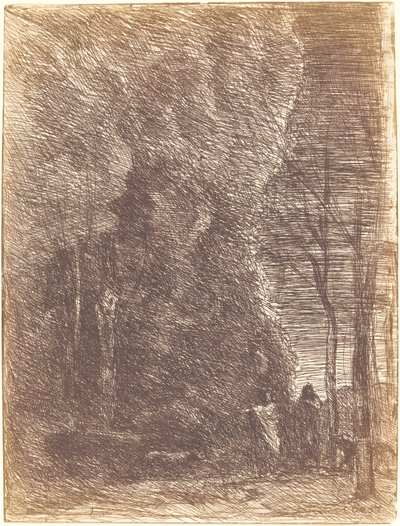 ダンテとヴァージル 作： Jean Baptiste Camille Corot