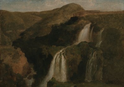 チボリの滝 作： Jean Baptiste Camille Corot