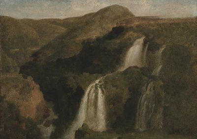 チボリの滝 作： Jean Baptiste Camille Corot
