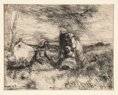 リトルシスター 作： Jean Baptiste Camille Corot