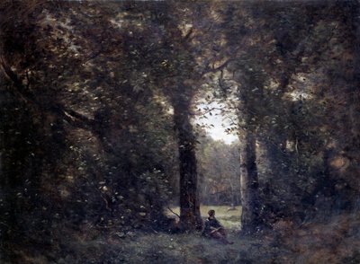 ラ・クレリエール、アヴレイ市の記念品 カミーユ・コロー（1796-1875）の絵画 19世紀 日。1x1.34 m . 作： Jean Baptiste Camille Corot