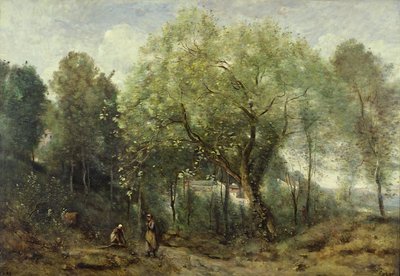 カタロパ、ヴィルダヴレイの記憶、1869年 作： Jean Baptiste Camille Corot