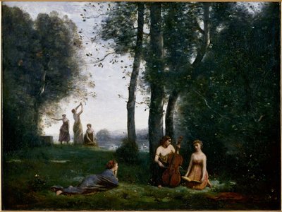 カントリーコンサート 作： Jean Baptiste Camille Corot