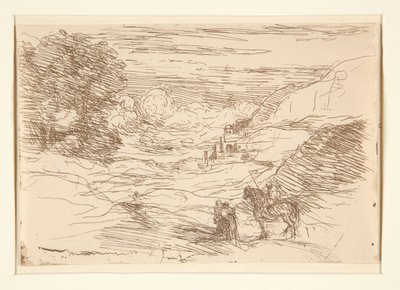 レ・パラディン (放浪の騎士団) 作： Jean Baptiste Camille Corot