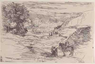 レ・パラダン、1871年 作： Jean Baptiste Camille Corot