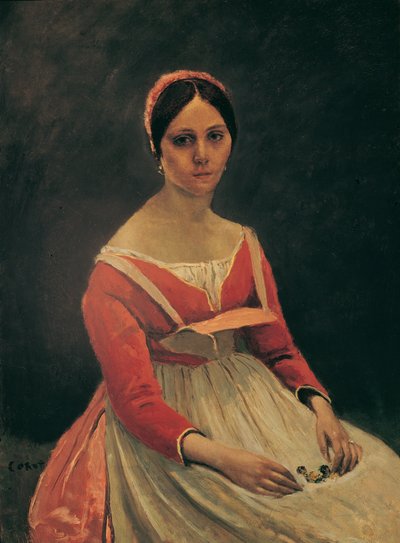 レゴワ夫人 作： Jean Baptiste Camille Corot