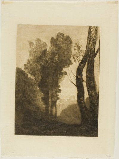 ローマ郊外 作： Jean Baptiste Camille Corot