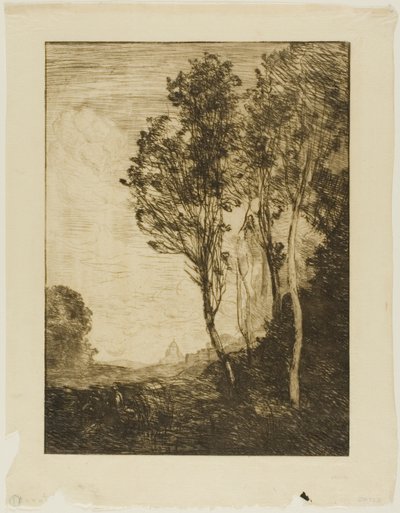 イタリアの思い出 作： Jean Baptiste Camille Corot
