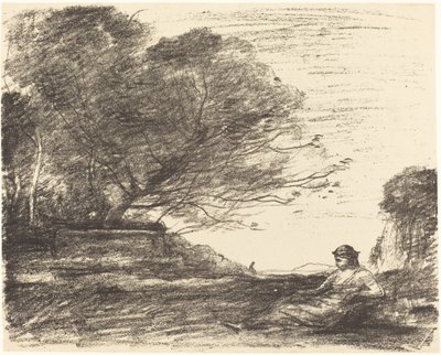 サッフォー（サフォ​​ー） 作： Jean Baptiste Camille Corot