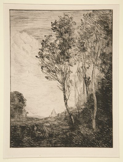の記憶 作： Jean Baptiste Camille Corot