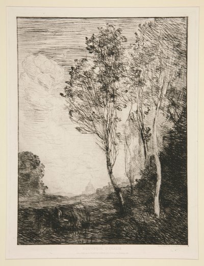 の記憶 作： Jean Baptiste Camille Corot