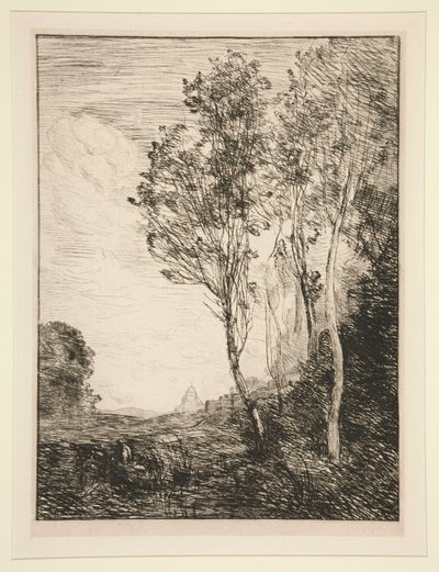 の記憶 作： Jean Baptiste Camille Corot