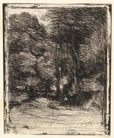 Bas-Bréauの記念品 作： Jean Baptiste Camille Corot