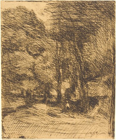 Bas-Breauのお土産 作： Jean Baptiste Camille Corot