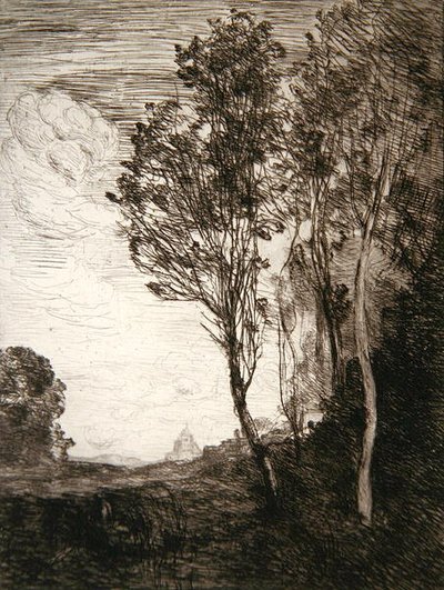 イタリアのおみやげ 作： Jean Baptiste Camille Corot