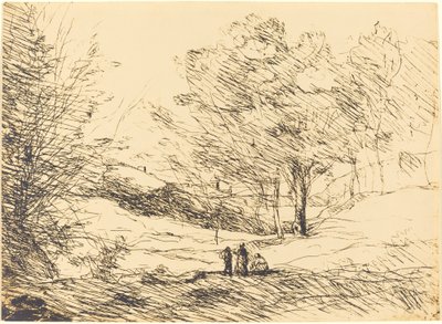 マッジョーレ湖のお土産 作： Jean Baptiste Camille Corot