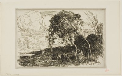 ドゥエー要塞の記念品 作： Jean Baptiste Camille Corot