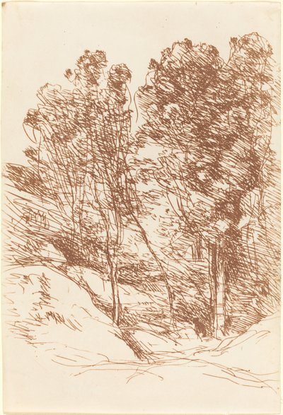 ソール バレーのお土産 ソール バレーのお土産、1871 年。 作： Jean Baptiste Camille Corot
